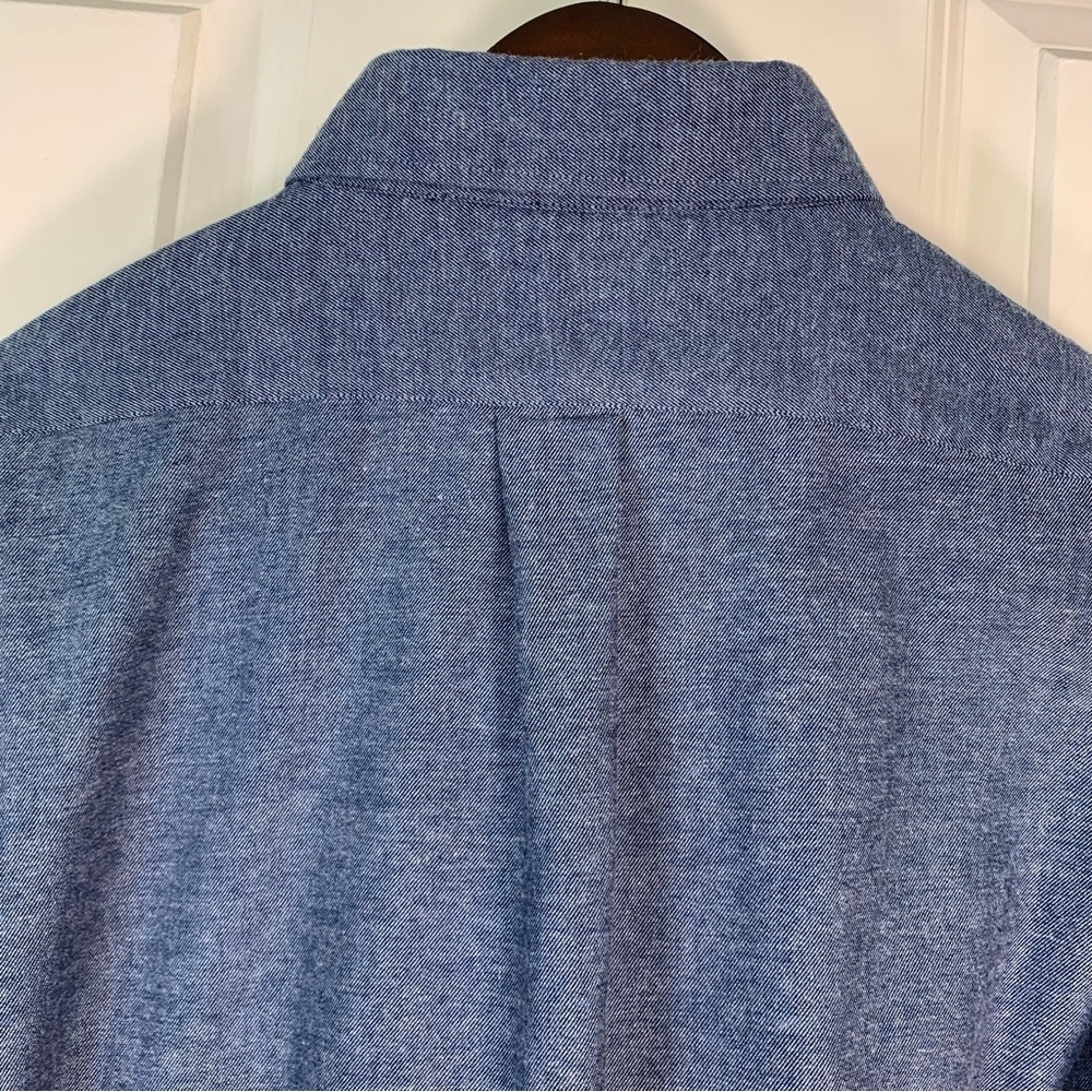 NWT Bernard Weatherill Denim Effect Cotton Shirt - Picture 10 of 16